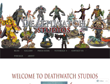Tablet Screenshot of deathwatchstudios.com